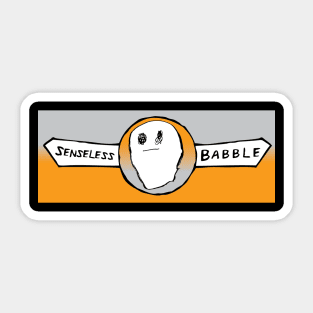 Senseless Babble - Logo Banner Sticker